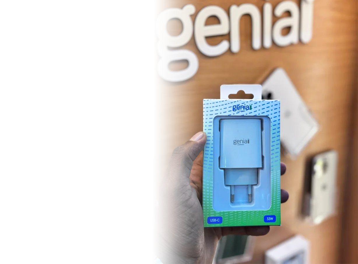 Carregador Private Label iWill em embalagem do cliente, no ponto de venda